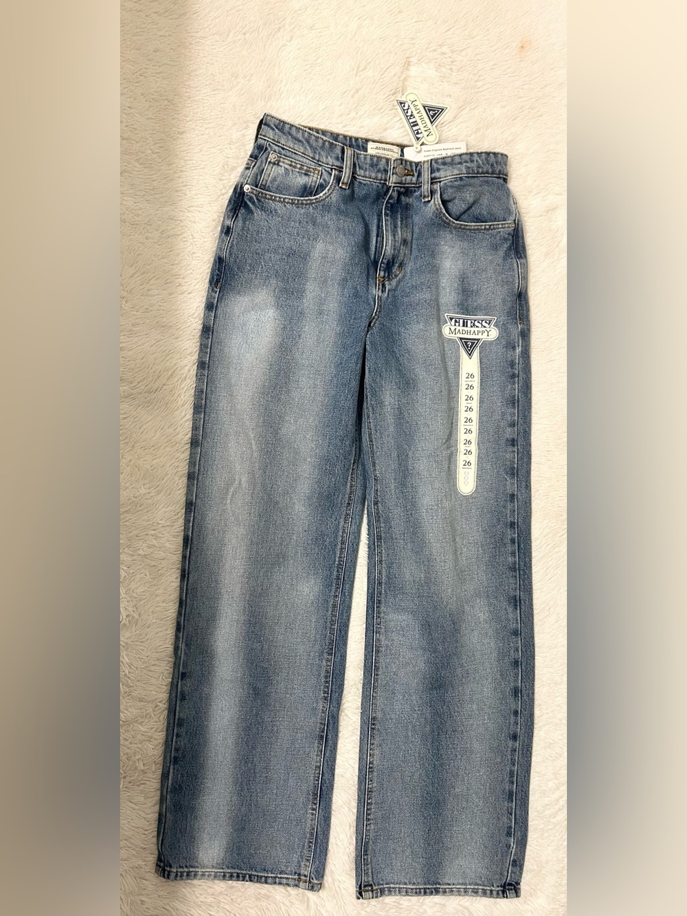 Madhappy/Guess Original Boyfriend Vintage Straight Leg Jeans